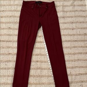 Calvin Klein burgundy knit jeans